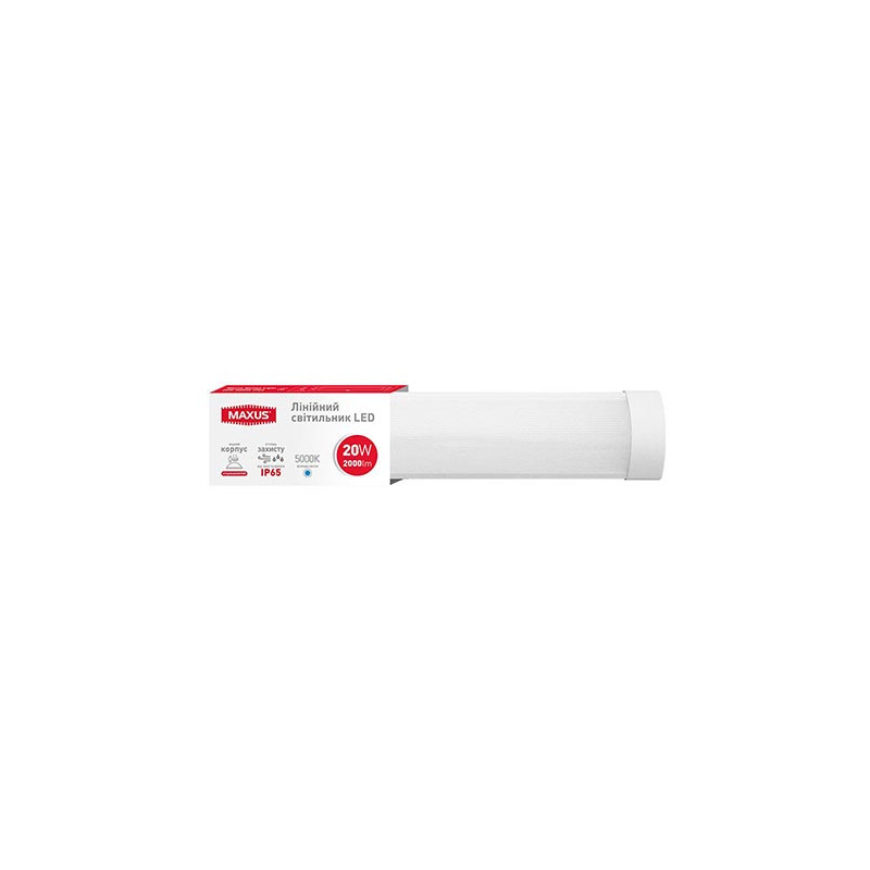 Світильник світлодіодний Maxus Batten Light 20W 5000K IP65