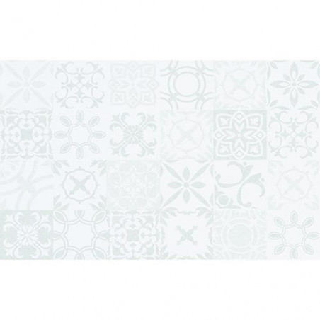 Плитка Sansa white pattern grossy 250х400х8 (1,2м212шт)