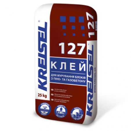 Крайзель 12725 клей для мурування блоків з піно- та газобетону