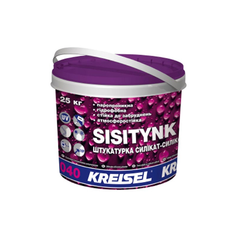 Крайзель штукатурка декор. SISITYNK силоксанова 1,5мм 'баранець' 15л