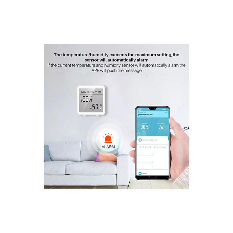 Датчик температури та вологості Wi-Fi