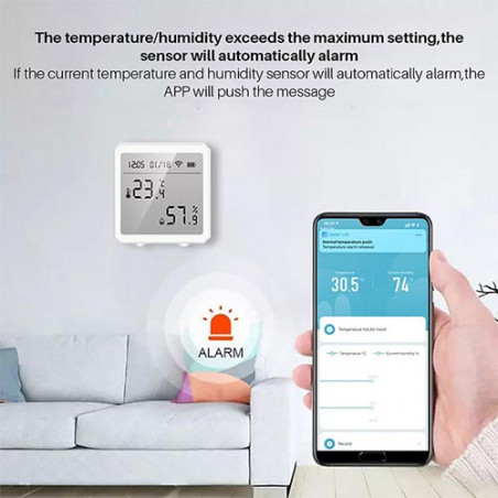 Датчик температури та вологості Wi-Fi