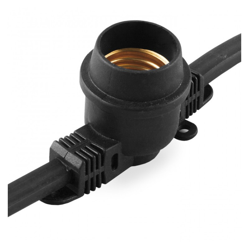 Гірлянда електрична CL50-13-1 чорний колір 230V E2720 13м IP65
