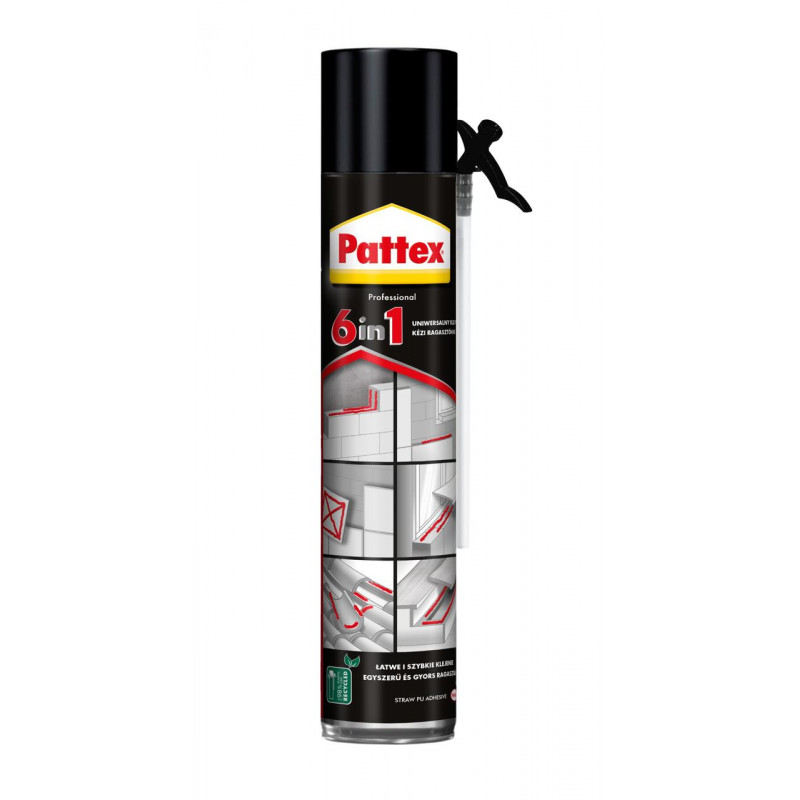 Піна-клей Pattex 6в1 750 мл (std)