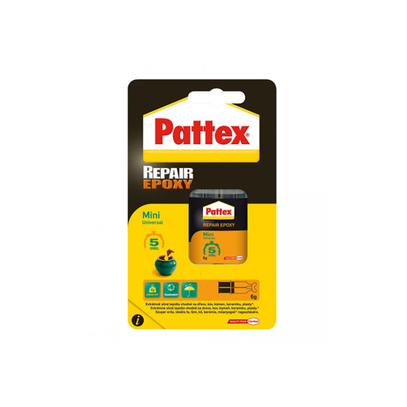 Клей епоксид. Pattex Universal Epoxy 6мл