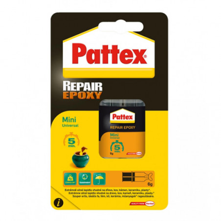 Клей епоксид. Pattex Universal Epoxy 6мл