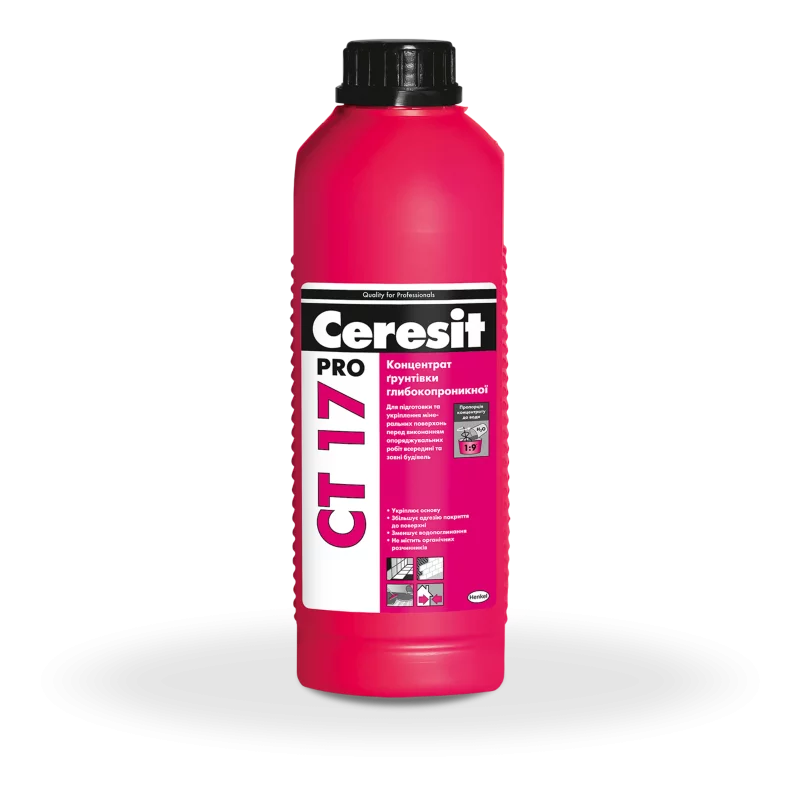 Грунт СТ 17 Pro Ceresit концентрат 1л