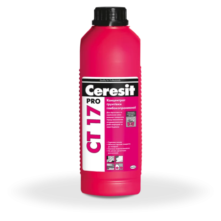 Грунт СТ 17 Pro Ceresit концентрат 1л