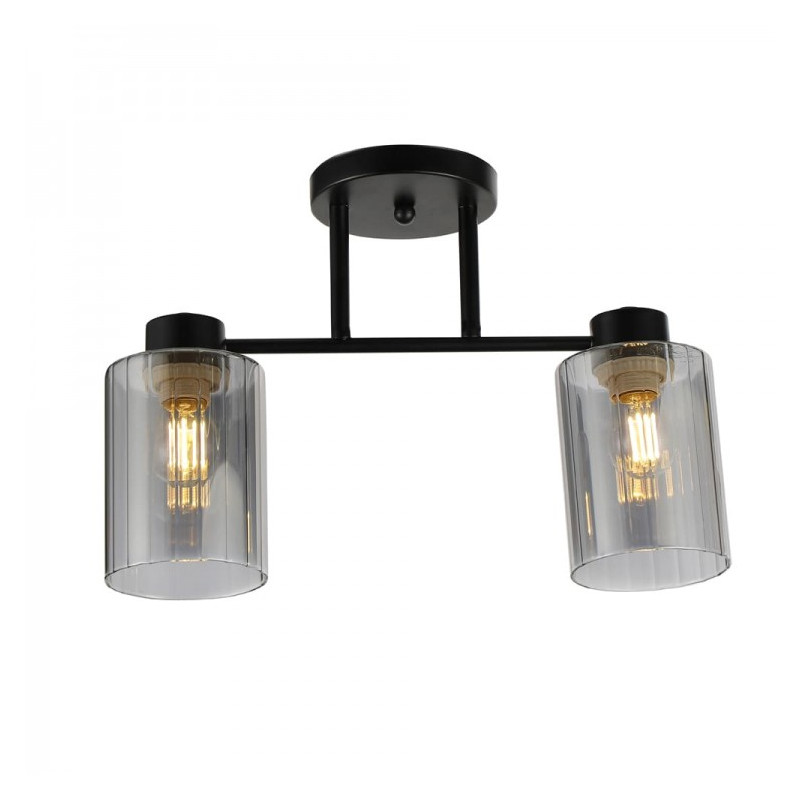 Світильник стельовий BL1320-1 E27x2 405x120х245мм чорний