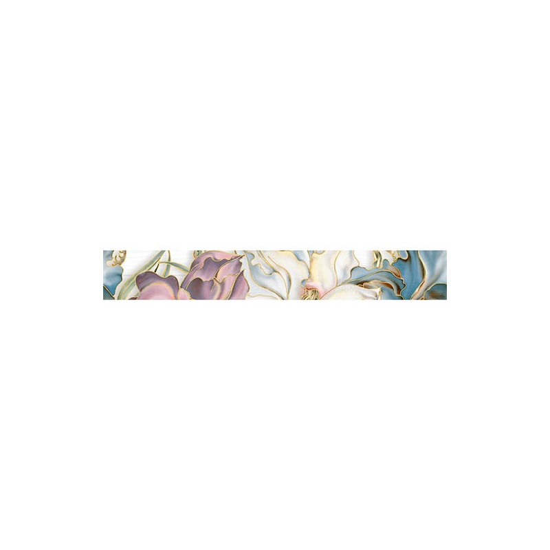 Бордюр Batik вертикальний сірий 7х50