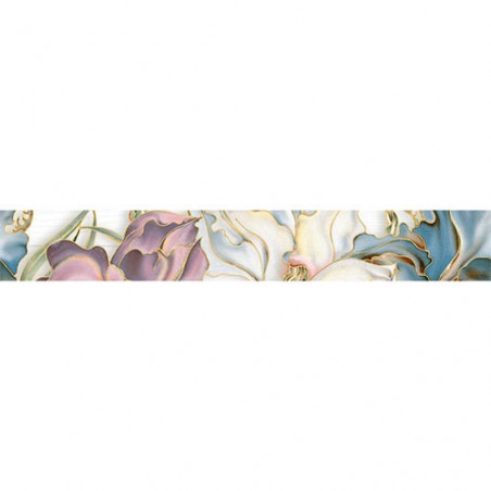 Бордюр Batik вертикальний сірий 7х50
